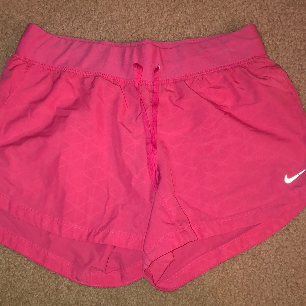 Pink Nike Running Shorts